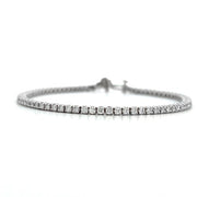 14K White Gold Diamond Tennis Bracelet 2.00cttw