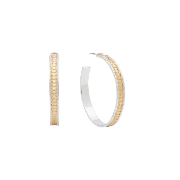 ANNA BECK Classic Large Hoop Earrings - Gold