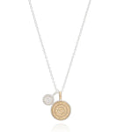 Load image into Gallery viewer, ANNA BECK Circle of Life Dual Divided Disc Charity Necklace
