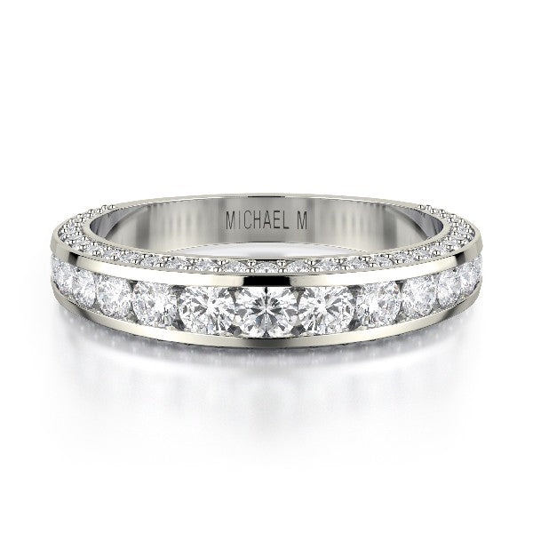 MICHAEL M Diamond Wedding or Anniversary Band