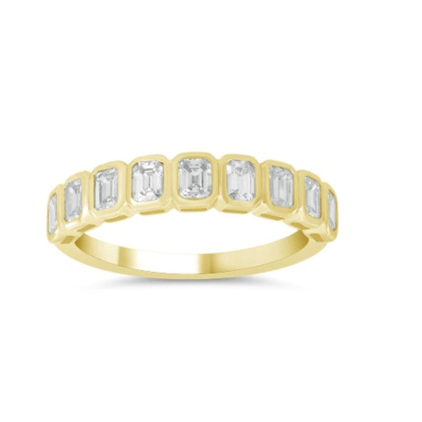 18K Yellow Gold Diamond Band