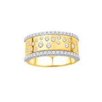 Load image into Gallery viewer, 14K Yellow Gold Diamond Confetti Sprinkle Ring