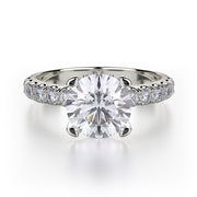 MICHAEL M Crown Engagement Ring
