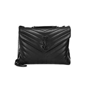 Pre-Owned YSL Medium Loulou Matelassé Leather Shoulder Bag