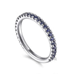 Load image into Gallery viewer, Stackable Sapphire Band
