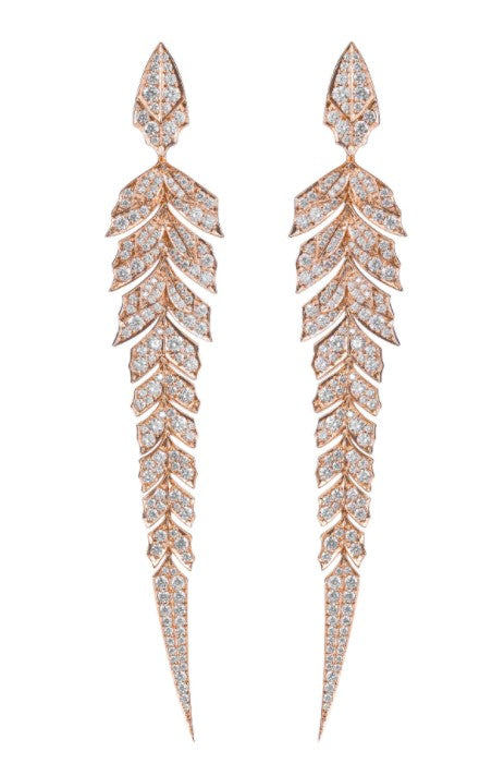 Magnipheasant Pave Earrings