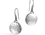 Load image into Gallery viewer, Silver Round Dot Drop Earring From The Dot Collection
