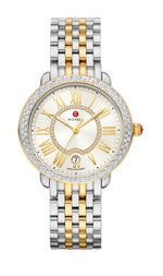 Load image into Gallery viewer, MICHELE Serein Mid Two-Tone Diamond Watch
