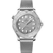 OMEGA Seamaster Diver 300M 42mm Gray Dial Mesh Bracelet
