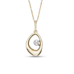 Load image into Gallery viewer, 3-3.5mm Freshwater Pearl Pendant Necklace in 14K Yellow Gold
