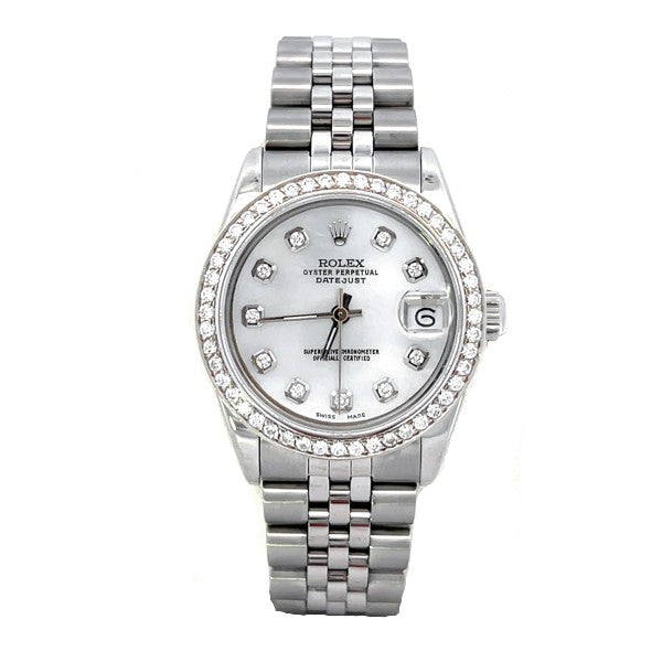 Pre-Owned Rolex DateJust 31mm Diamond Bezel