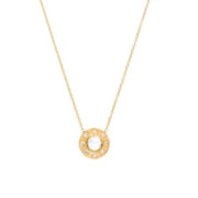 SETHI COUTURE 18K Yellow Gold Dunes Classic White Diamond Necklace