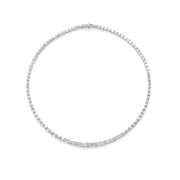 Platinum Diamond Tennis Necklace