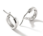 Load image into Gallery viewer, Surf Sterling Silver Extra-Small Hoop Earrings

