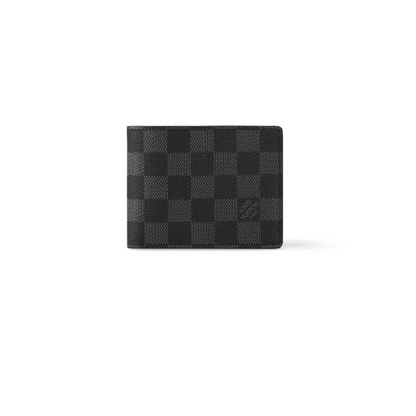 PRE-OWNED LOUIS VUITTON Mens Slender Damier Graphite Wallet