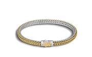 JOHN HARDY Icon Reversible Bracelet 18K Yellow Gold & Sterling