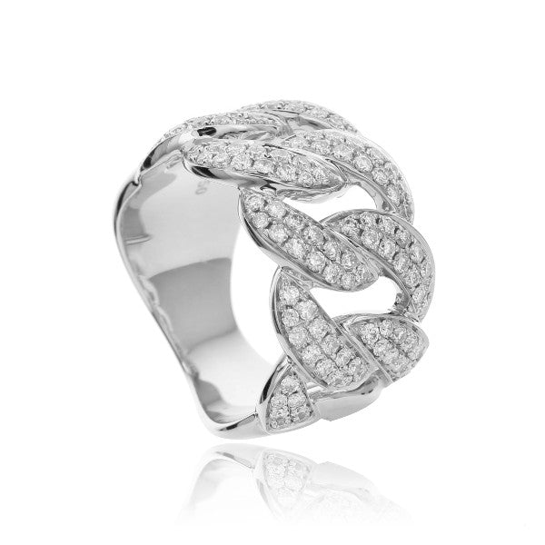 Diamond Link Ring