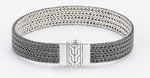 Load image into Gallery viewer, Reversible Silver And Black Rhodium Bracelet

