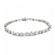 18K White Gold Diamond Tennis Bracelet