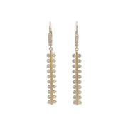 SETHI COUTURE 18K Yellow Gold Mist Linear Diamond Drop Earrings