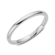 Ladies Traditional 2mm Light Wedding Band