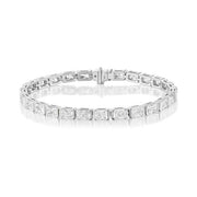 18K White Gold Diamond Tennis Bracelet