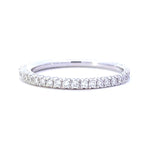 Load image into Gallery viewer, BEVERLY K 18K White Gold Diamond Eternity Wedding or Anniversary Band
