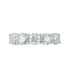Load image into Gallery viewer, 14K White Gold 5-Stone Wedding or Anniversary Band