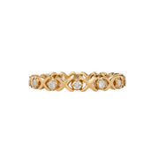 SETHI COUTURE 18K Yellow Gold Ayla White Diamond Band
