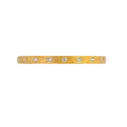 SETHI COUTURE 18K Yellow Gold Dunes Narrow Diamond Brushed Band