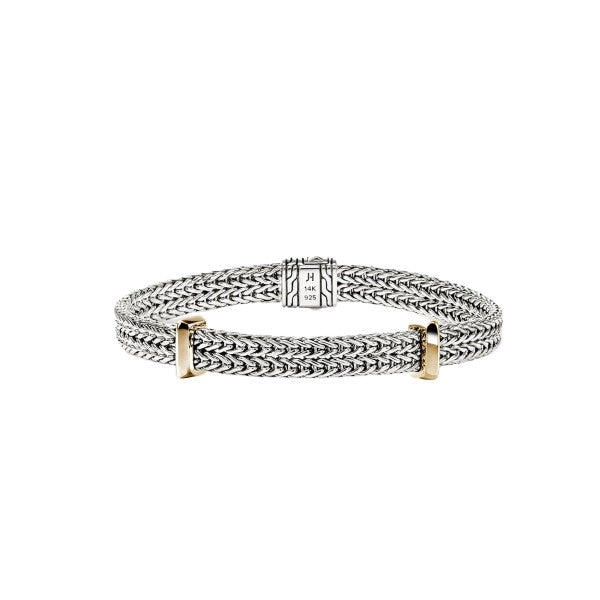JOHN HARDY Icon Link Two-Tone 6mm Flat Chain Bracelet