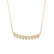 SETHI COUTURE 18K Yellow Gold Rani White Diamond Necklace