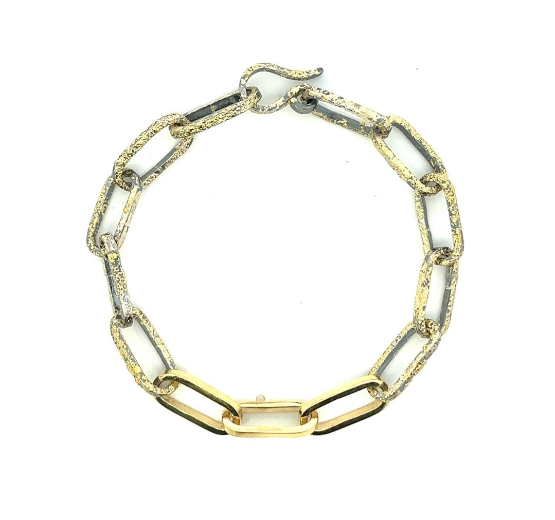 Lyrical Gold Link Bracelet