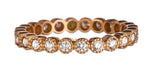 Load image into Gallery viewer, SETHI COUTURE 18K Rose Gold Bezel Diamond Band
