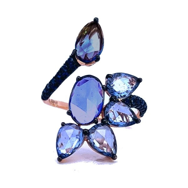 ETHO MARIA Blue Sapphire Fashion Ring