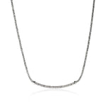 Load image into Gallery viewer, JOHN HARDY Essential Sterling Silver Diamond Pavé Bar Necklace