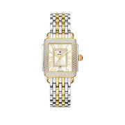 MICHELE Deco Madison Mid Two-Tone Diamond Watch