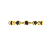 SETHI COUTURE 18K Black Gold Petit Bubble Black Diamond Band