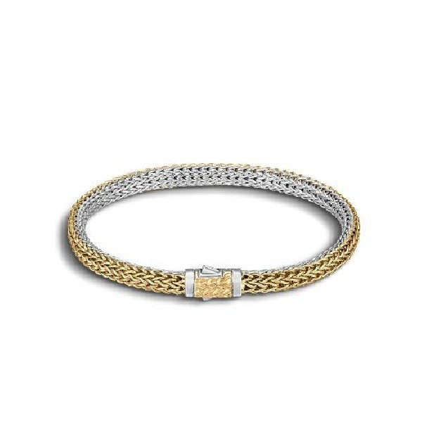 JOHN HARDY Icon Reversible Bracelet 18K Yellow Gold & Sterling