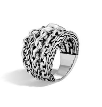 JOHN HARDY Asli Classic Chain Wide Link Ring