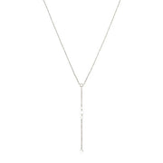 SETHI COUTURE 18K White Gold Cien 4 Stone White Diamond Necklace