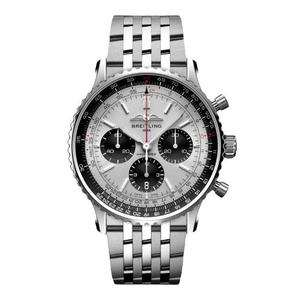 BREITLING Navitimer B01 Chronograph 43mm Silver Dial Watch