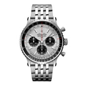 BREITLING Navitimer B01 Chronograph 43mm Silver Dial Watch