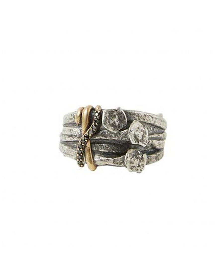 JOHN VARVATOS Diamond Bound Nails Ring