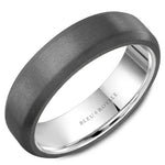 Load image into Gallery viewer, CROWN RING Men&#39;s Gold and Tantalum Wedding Band
