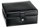 Load image into Gallery viewer, WOLF Savile Row Leather Jewelry Box with Grooming Set
