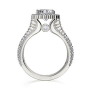 MICHAEL M Stella Halo Engagement Ring