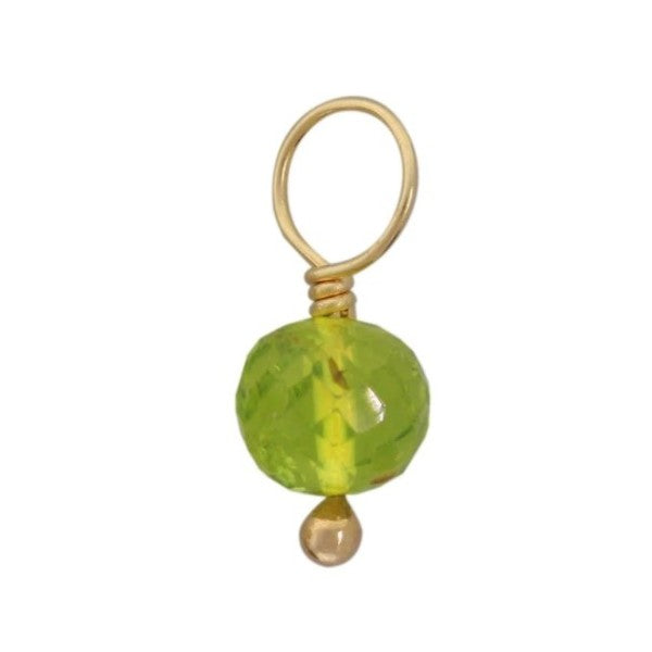 HEATHER B. MOORE Faceted Peridot Charm