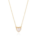 Load image into Gallery viewer, Engravable Rose Quartz Heart Necklace