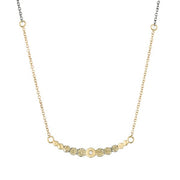 KATE MALLER 18K Yellow Gold Tiny Dot Necklace